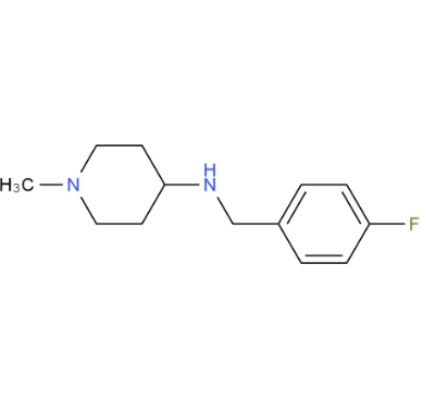 4-(4-氟苄基氨基)-1-甲基哌啶,N-[(4-Fluorophenyl)methyl]-1-methyl-4-piperidinamine