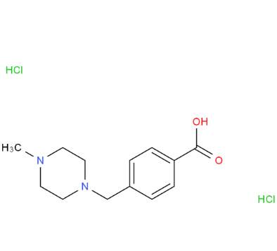 4-(4-甲基-1-哌嗪基甲基)苯甲酸二盐酸盐,4-[(4-Methylpiperazin-1-yl)methyl]benzoic acid dihydrochloride