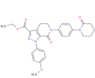 1H-吡唑并[3,4-C]吡啶-3-甲酸,1-(4-Methoxyphenyl)-7-oxo-6-[4-(2-oxopiperidin-1-yl)phenyl]-4,5,6,7-tetrahydro-1H-pyrazolo[3,4-c]pyridine-3-carboxylic acid ethyl ester