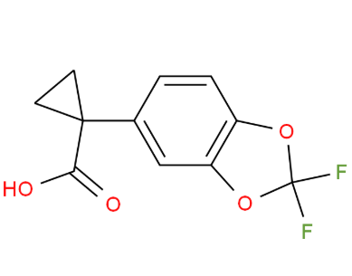 1-(2，2-二氟苯并[D][1，3]二氧杂环戊烯-5-基)环丙烷甲酸,1-(2,2-Difluoro-benzo[1,3]dioxol-5-yl)-cyclopropanecarboxylicacid