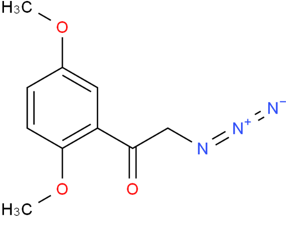 庚酰草胺,1-(2',5'-DIMETHOXYPHENYL)-2-AZIDOETHANONE