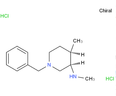 CIS-N-芐基-3-甲氨基-4-甲基哌啶雙鹽酸鹽,CIS-N-BENZYL-3-METHYLAMINO-4-METHYL-PIPERIDINE BIS-(HYDROCHLORIDE)