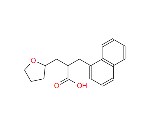 3-萘基-2-((四氢呋喃基-2)-甲基)丙酸,Naphthylmethyltetrahydrofurfurylpropanoic acid
