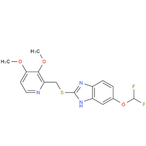 泮托拉唑硫醚,5-Difluoromethoxy-2-{[(3,4-dimethoxy-2-pyridinyl)methyl]thio}-1H-benzimidazole