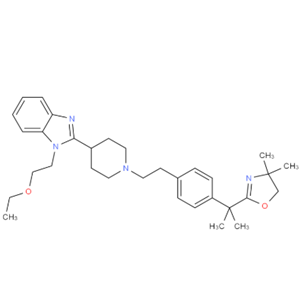 比拉斯汀中间体6,2-(2-(4-(2-(4-(1-(2-ethoxyethyl)-1H-benzo[d]imidazol-2-yl)piperidin-1-yl)ethyl)phenyl)propan-2-yl)-4,4-dimethyl-4,5-dihydrooxazole