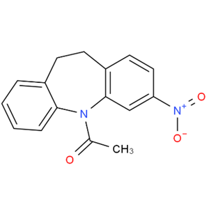 1-(3-硝基-10,11-二氫-5H-二苯并[b,f]氮雜卓-5-基)乙酮