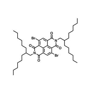 4,9-二溴-2,7-双(2-己基辛基)苯并[lmn][3,8]菲咯啉-1,3,6,8(2H,7H)-四酮,4,9-Dibromo-2,7-bis(2-hexyloctyl)benzo[lmn][3,8]phenanthroline-1,3,6,8(2H,7H)-tetraone
