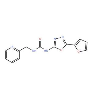 1-(5-(呋喃-2-基)-1,3,4-恶二唑-2-基)-3-(吡啶-2-基甲基)脲