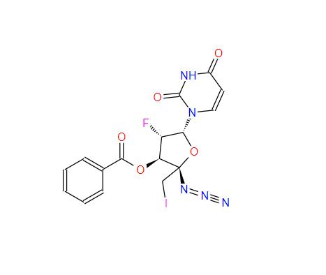 4’-叠氮基-3-苯甲酰基-2,5-二脱氧-2’-氟-5-碘-β-D-阿拉伯尿苷,4’-Azido-3’-O-benzoyl-2,5-dideoxy-2’-fluoro-5-iodo-β-D-arabinouridine
