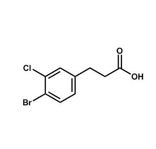 3-(4-溴-3-氯苯基)丙酸,3-(4-Bromo-3-chlorophenyl)propanoic acid