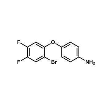 4-(2-溴-4,5-二氟苯氧基)苯胺,4-(2-Bromo-4,5-difluorophenoxy)aniline