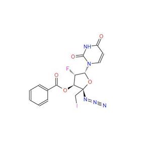 4’-叠氮基-3-苯甲酰基-2,5-二脱氧-2’-氟-5-碘-β-D-阿拉伯尿苷
