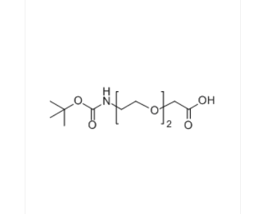 叔丁氧羰基二聚乙二醇乙酸,Boc-NH-PEG2-CH2COOH