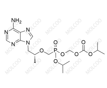 Mono-POC异丙基替诺福韦（异构体混合物）,Mono-POC Isopropyl Tenofovir (Mixture of Diastereomers)
