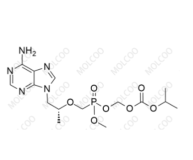 Mono-POC甲基替诺福韦（异构体混合物）,Mono-POC Methyl Tenofovir (Mixture of Diastereomers)