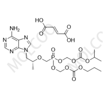 nPOC-POC富马酸替诺福韦（异构体混合物）,nPOC-POC Tenofovir Fumarate (Mixture of Diastereomers)