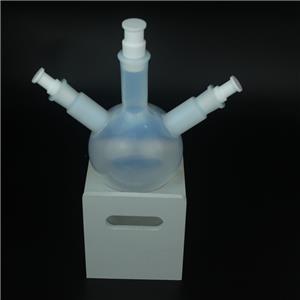 PFA三口烧瓶透明聚四氟乙烯四口烧瓶500ml
