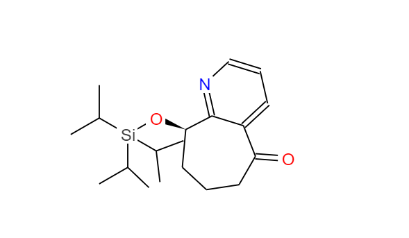 R-9-((三异丙基硅基)氧基)-6,7,8,9-四氢-5H-环庚基[b]吡啶-5-酮盐酸盐,R-9-((triisopropylsilyl)oxy)-6, 7,8,9-tetrahydro-5H-cyclohepta[b]pyridin-5-one hydrochloride
