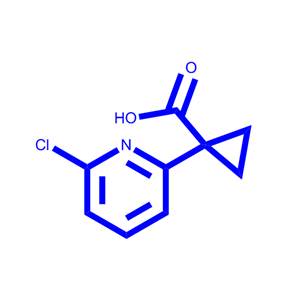 1-(6-氯-吡啶-2-基)-环丙基羧酸 CAS：1060811-76-8