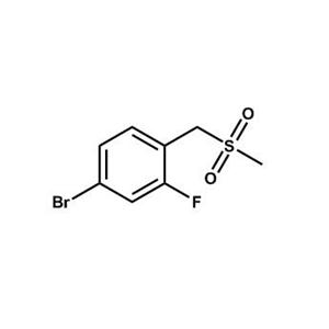 4-溴-2-氟-1-((甲基磺酰基)甲基)苯