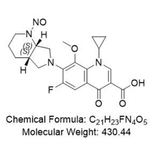 莫西沙星亚硝胺杂质4,Moxifloxacin nitrosamine impurity 4