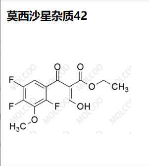 莫西沙星杂质42,(Z)-ethyl 3-hydroxy-2-(2,4,5-trifluoro-3-methoxybenzoyl)acrylate