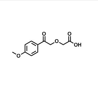 [2-(4-甲氧苯基)-2-氧代乙氧基]乙酸,2-(2-(4-Methoxyphenyl)-2-oxoethoxy)acetic acid