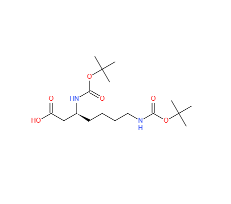 (3S)-3,7-bis({[(tert-butoxy)carbonyl]amino})heptanoic acid