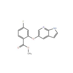 2-((1H-吡咯[2,3-B]吡啶-5-基)氧基)-4-氟苯甲酸甲酯