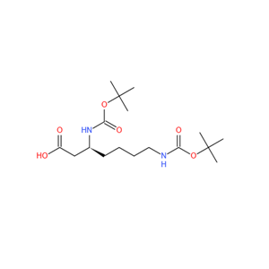 (3S)-3,7-bis({[(tert-butoxy)carbonyl]amino})heptanoic acid