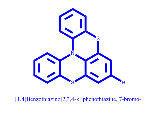 [1,4]Benzothiazino[2,3,4-kl]phenothiazine, 7-bromo-,[1,4]Benzothiazino[2,3,4-kl]phenothiazine, 7-bromo-