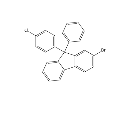 2-溴-9-(4-氯苯基)-9-苯基-9H-芴,2-Bromo-9-(4-chlorophenyl)-9-phenyl-9H-fluorene