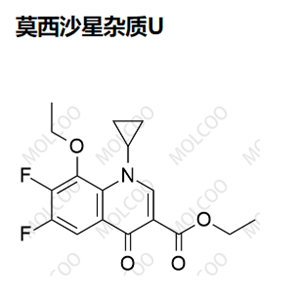 莫西沙星杂质U,ethyl 1-cyclopropyl-8-ethoxy-6,7-difluoro-4-oxo-1,4-dihydroquinoline-3-carboxylate