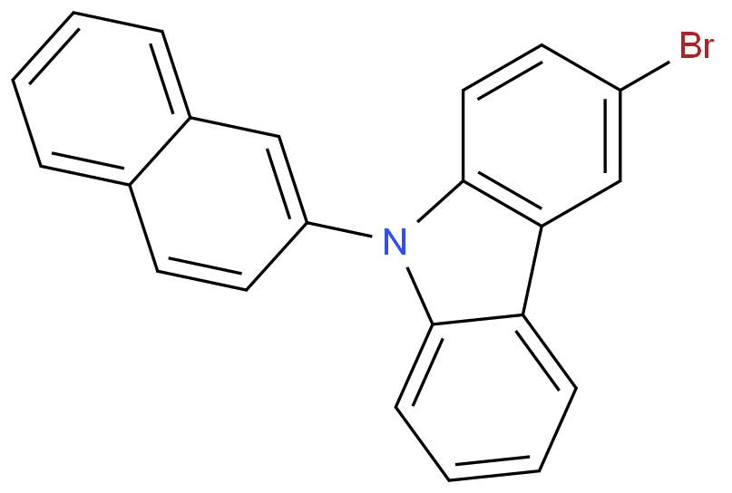 N-(2-萘基)-3-溴咔唑,9-(2-Naphthyl)-3-broMocarbazole