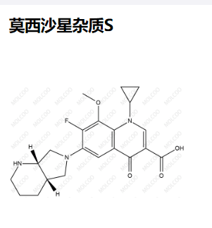 莫西沙星杂质S,1-cyclopropyl-7-fluoro-8-methoxy-6-((4aS,7aS)-octahydro-6H-pyrrolo[3,4-b]pyridin-6-yl)-4-oxo-1,4-dihydroquinoline-3-carboxylic acid