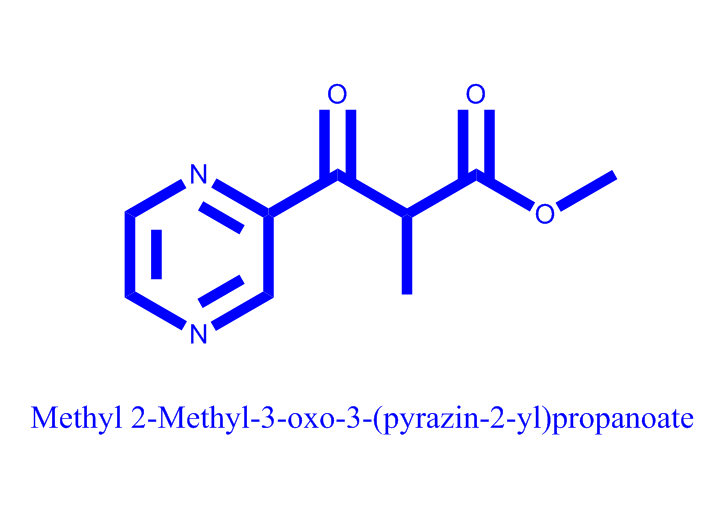 2-甲基-3-氧代-3-(吡嗪-2-基)丙酸甲酯,Methyl 2-Methyl-3-oxo-3-(pyrazin-2-yl)propanoate