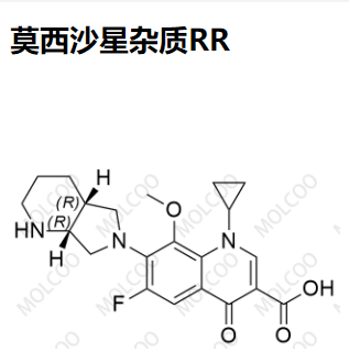 莫西沙星杂质RR,Moxifloxacin-R-isomer (ent-Moxifloxacin)