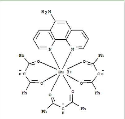 三(二苯甲酰甲烷)單(5-氨基-1,10-菲羅啉)銪(III)