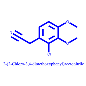 2-(2-氯-3,4-二甲氧基苯基)乙腈,2-(2-Chloro-3,4-dimethoxyphenyl)acetonitrile