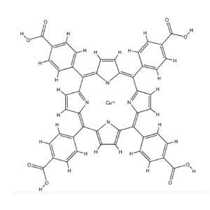 四羧基苯基卟啉铜 cas:41699-93-8 TCPP-Cu(2+)