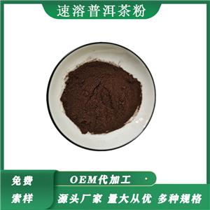 速溶普洱茶粉 云南普洱风味茶粉 喷雾干燥粉 普洱茶粉末