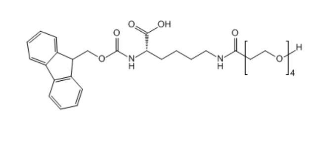 Fmoc-赖氨酸-四聚乙二醇-羟基,Fmoc-Lys-PEG4-OH