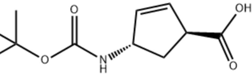 (1S,4S)-4 - ((叔丁氧羰基)氨基)环戊-2-烯羧酸,(1S,4S)-4-[[(1,1-Dimethylethoxy)carbonyl]amino]-2-cyclopentene-1-carboxylicacid