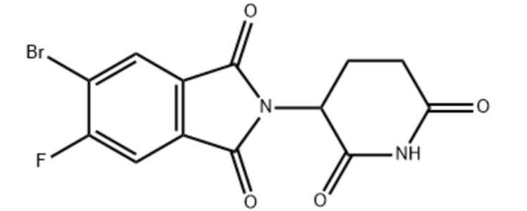 1H-Isoindole-1,3(2H)-dione, 5-bromo-2-(2,6-dioxo-3-piperidinyl)-6-fluoro,1H-Isoindole-1,3(2H)-dione, 5-bromo-2-(2,6-dioxo-3-piperidinyl)-6-fluoro