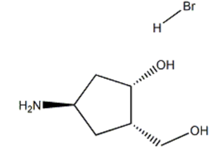 (1S,2S,4R)-4-amino-2-(hydroxymethyl)cyclopentan-1-ol hydrobromide,(1S,2S,4R)-4-amino-2-(hydroxymethyl)cyclopentan-1-ol hydrobromide