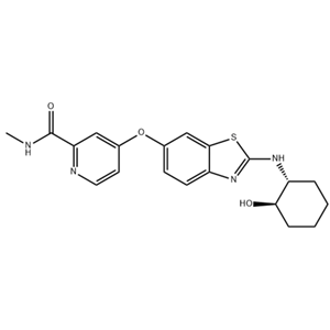 BLZ945,4-((2-(((1R,2R)-2-hydroxycyclohexyl)aMino)benzo[d]thiazol-6-yl)oxy)-N-MethylpicolinaMide