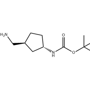 tert-butyl ((1S,3S)-3-(aminomethyl)cyclopentyl)carbamate,tert-butyl ((1S,3S)-3-(aminomethyl)cyclopentyl)carbamate