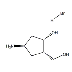 (1S,2S,4R)-4-amino-2-(hydroxymethyl)cyclopentan-1-ol hydrobromide,(1S,2S,4R)-4-amino-2-(hydroxymethyl)cyclopentan-1-ol hydrobromide
