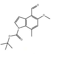 4-甲酰基-5-甲氧基-7-甲基-1H-吲哚-1-羧酸叔丁酯