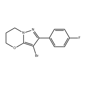 3-溴-2-(4-氟苯基)-6,7-二氫-5H-吡唑并[5,1-b][1,3]惡嗪